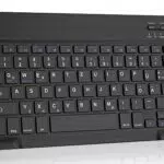 Kabellose Tablet Tastatur QWERTZ - Bluetooth für iPad, Galaxy Tab, Xiaomi Pad, Lenovo, Huawei - Deutsches Layout