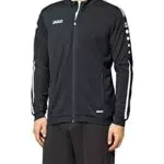 JAKO Kinder Polyesterjacke Striker 2.0, schwarz/weiß
