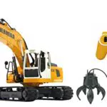 Liebherr R936 Bagger 1:20 mit Destruction-Set - Schalengreifer und Abbruchhammer - realistische Funktionen - 660 Grad Turmdrehung