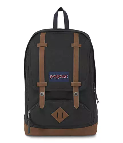 "JanSport Cortlandt Rucksack mit 15-Zoll Laptopfach, Schwarz"