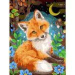 jieyisier Fuchs Malen Nach Zahlen Erwachsene, Tier Malen Nach Zahlen Fox