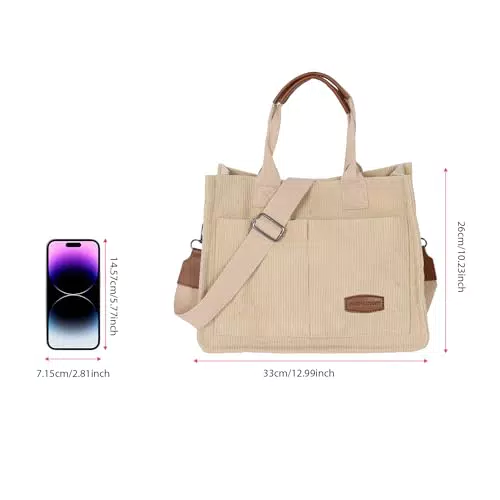 "JurHevty Damen Umhängetasche - Großer Shopper für Frauen"
