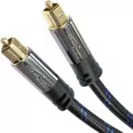 KabelDirekt Toslink Audiokabel - 1m Glasfaserkabel für Soundbar - Digitales S/PDIF-Kabel für Heimkino, Xbox One, PS4