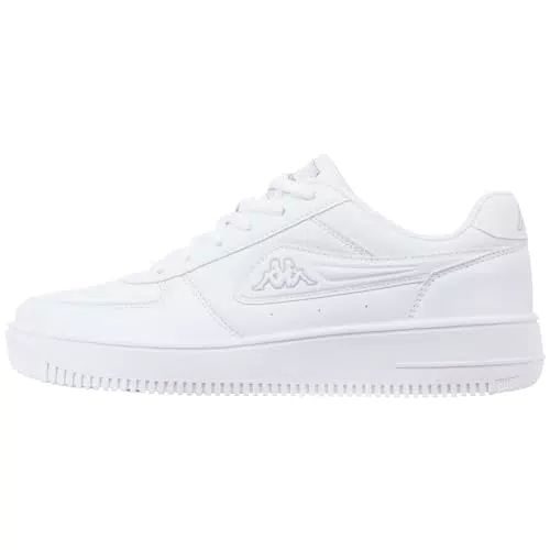 Kappa Herren Bash Sneakers, Weiß White L Grey 1014