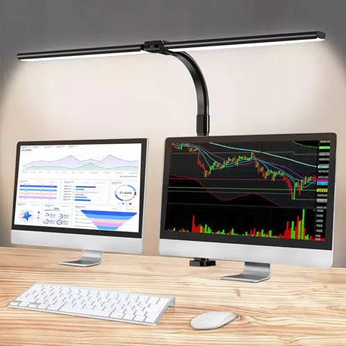 "Kartols LED Schreibtischlampe Dimmbar für Homeoffice - Augenschutz Tageslichtlampe mit Fernbedienung"
