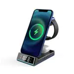 Handy Ladestation 5in1 Kabelloses Ladegerät für Apple & Samsung - Kompatibel mit iPhone ab Modell 8 & Galaxy S22
