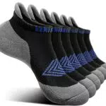 KEMISANT Damen Sneaker Socken - Atmungsaktive Sportsocken mit Fersenlasche