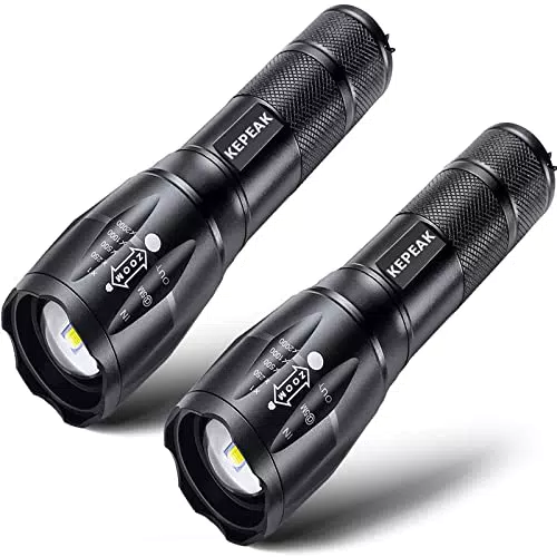 Taschenlampe aus Aluminiumlegierung mit 1000 Lumen und 5 Lichtmodi, wasserdicht IPX65