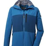 Killtec Herren Funktionsjacke/Outdoorjacke mit Kapuze und Unterarmventilation KOS 31 MN JCKT; dunkelaqua 39227-000