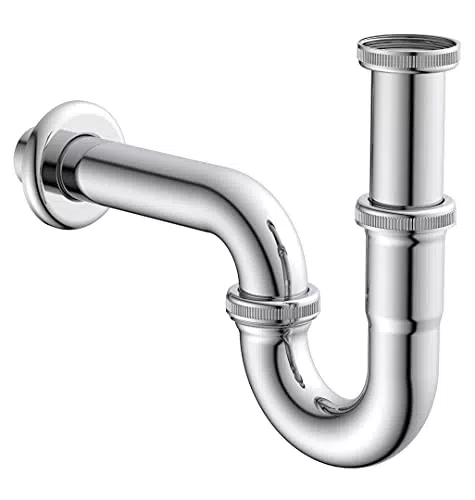 Kirchhoff Röhrensiphon für Waschbecken und Waschtisch - Geruchsverschluss & Abflussrohr