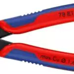 Knipex Elektronikzange mit Mehrkomponenten-Griffen 125 mm