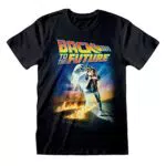 T-Shirt Back to The Future Unisex - Schwarz