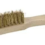 Messing-Drahtbürste mit Holzgriff - Strapazierfähig und langlebig