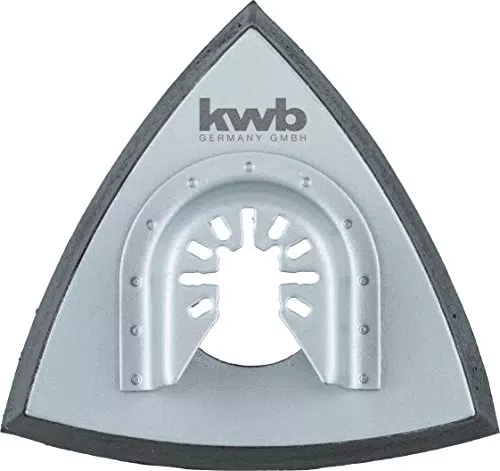kwb Multitool Schleifplatte für Delta-Schleifer - Ideal für Holz, Metall und Silberschliff