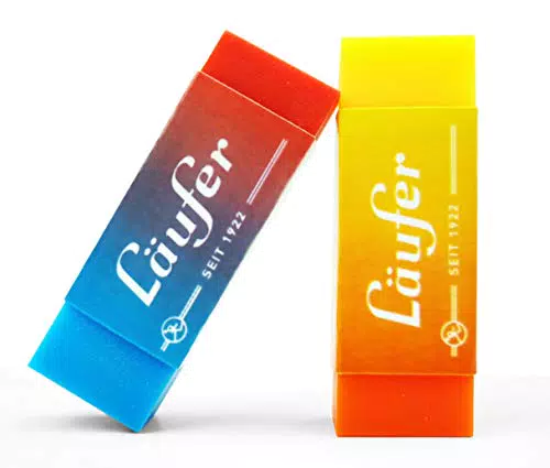 Radiergummi Läufer Color, zuverlässiges Radieren für Schule, Zuhause und Büro