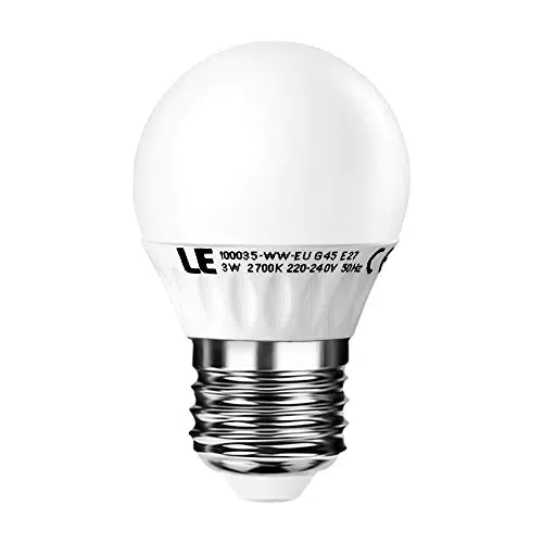 LED Birne E27 3W 220lm warmweiß 2700K 160° Abstrahlwinkel - Ersatz für 25W Glühbirne