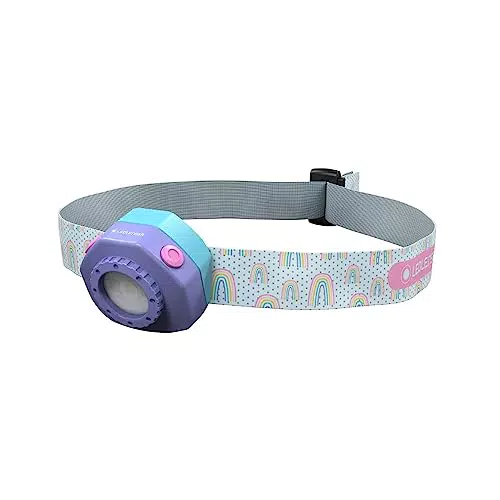 Ledlenser Kinder Stirnlampe mit 4 Farbmodi und Blinkfunktion