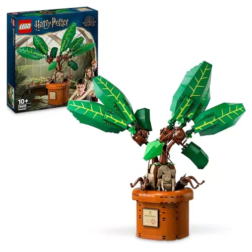 LEGO Harry Potter Zaubertrankpflanze: Alraune im Topf - Magisches Spielzeug für Kinder und Fans