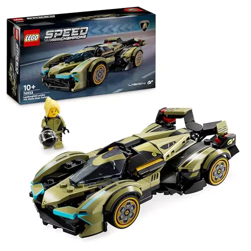 LEGO Speed Champions Lamborghini V12 Vision GT - Spielzeugauto für Kinder und Gamingfans