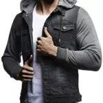 Herren Jeansjacke mit Kapuze aus Denim - Modernes Design, Regular Fit