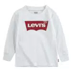 Levi's Kinder Langarm Batwing T-Shirt Weiß