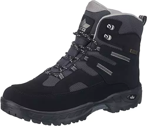 Lico FLAKE Herren Schneestiefel, Schwarz/ Grau