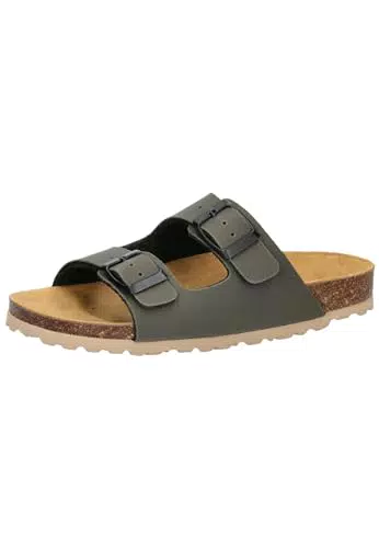Lico Bioline Kids Pantoletten - Unisex - Oliv