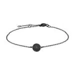 LIEBESKIND Edelstahl Armband in Schwarz