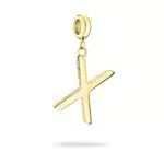 Liebeskind Berlin Charm LJ-1278-P-18 'X' IP Gold