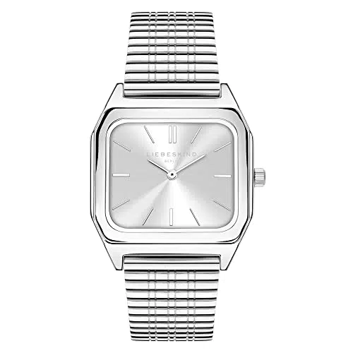 Liebeskind Damen Analog Quarz Uhr mit Edelstahl Armband LT-0350-MQ