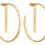 LIEBESKIND Damen-Creole Edelstahl LJ-0257-E-43