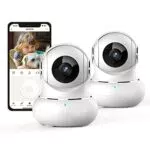 Little elf Überwachungskamera Innen, WLAN IP Kamera Indoor WiFi Camera für Haustier