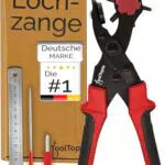 Lochzange für Leder - Lochstanzer Werkzeug für Gürtel, Papier und Stoff