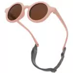 LOJUDI Baby Sonnenbrille mit UV400 Schutz für Kinder 0-2 Jahre - Rosa