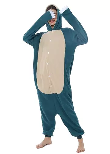 "LorranTree Relaxo Kostüm Onesie für Damen und Herren - Pyjama für Fasching, Halloween und Karneval"