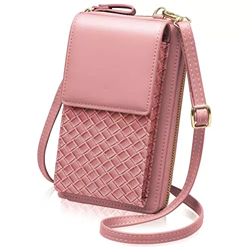 Handytasche zum Umhängen Damen - Große Kapazität Umhängetasche für Damen - Handy Tasche für Frauen - Umhänge Handy Portemonnaie bis 7.5 Zoll