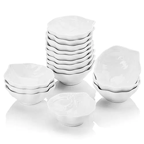 Porzellan Dessertschälchen Set - MALACASA Ramekin Serie