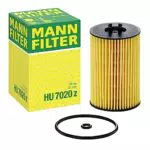 MANN-FILTER HU 7020 Ölfilter mit Dichtung für PKW
