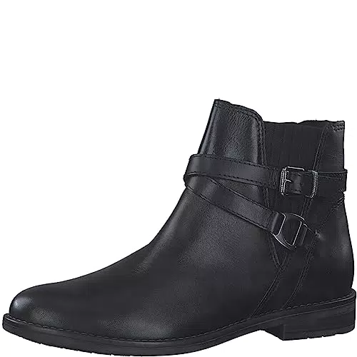 Marco Tozzi Damen Chelsea Boots aus Leder - Stilvoll und Bequem