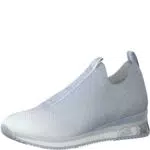 Marco Tozzi Damen Sneaker mit flachem Absatz und Wechselfußbett - Ideal für Business und Freizeit