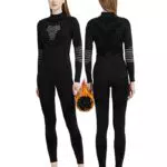 MeetHoo Damen Thermounterwäsche Set für Ski und Laufen - Thermoaktiv und Funktional