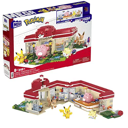 Pokémon Baukasten mit Pikachu, Chaneira, Evoli und Togepi - Spielset für Kinder ab 7 Jahren