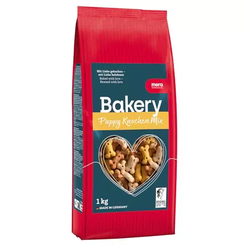 MERA Bakery Puppy Knochen Mix - Natürliche Hundeleckerli für Training und Snacks