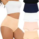 Miss Q.A.Q Damen Hoher Taillenslip - Bequeme Stretch-Unterwäsche