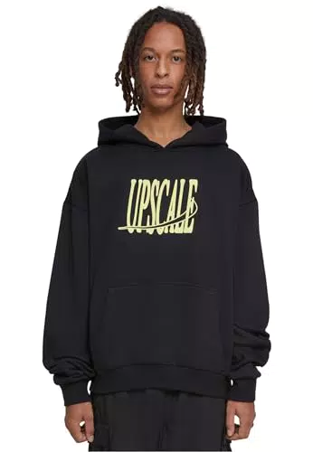 Mister Tee Herren Fortune Cranes Hoodie in Übergröße - Schwarz