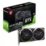 MSI GeForce RTX 3060 VENTUS 2X 12G OC - Gaming Grafikkarte mit NVIDIA RTX 3060 und 12GB GDDR6 Speicher
