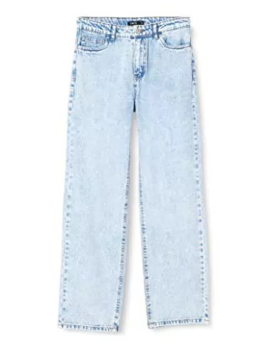 NAME IT Mädchen NLFTONEIZZA DNM HW Straight Jeanshose