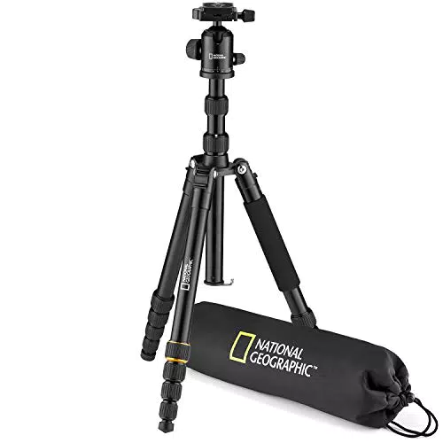 National Geographic Foto-Reisestativ-Set mit Einbeinstativ und Tragetasche