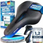 NEXTCOVER® Fahrradsattel mit Memory-Foam 2.0 für maximalen Fahrkomfort - Ergonomischer Sattel für Damen & Herren