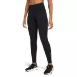 Nike Damen Leggings One Df Mr Tgt - Schwarz-Weiß